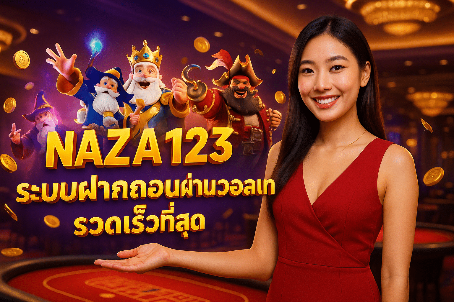 NAZA123 ระบบฝากถอนผ่านวอลเลท รวดเร็วที่สุด